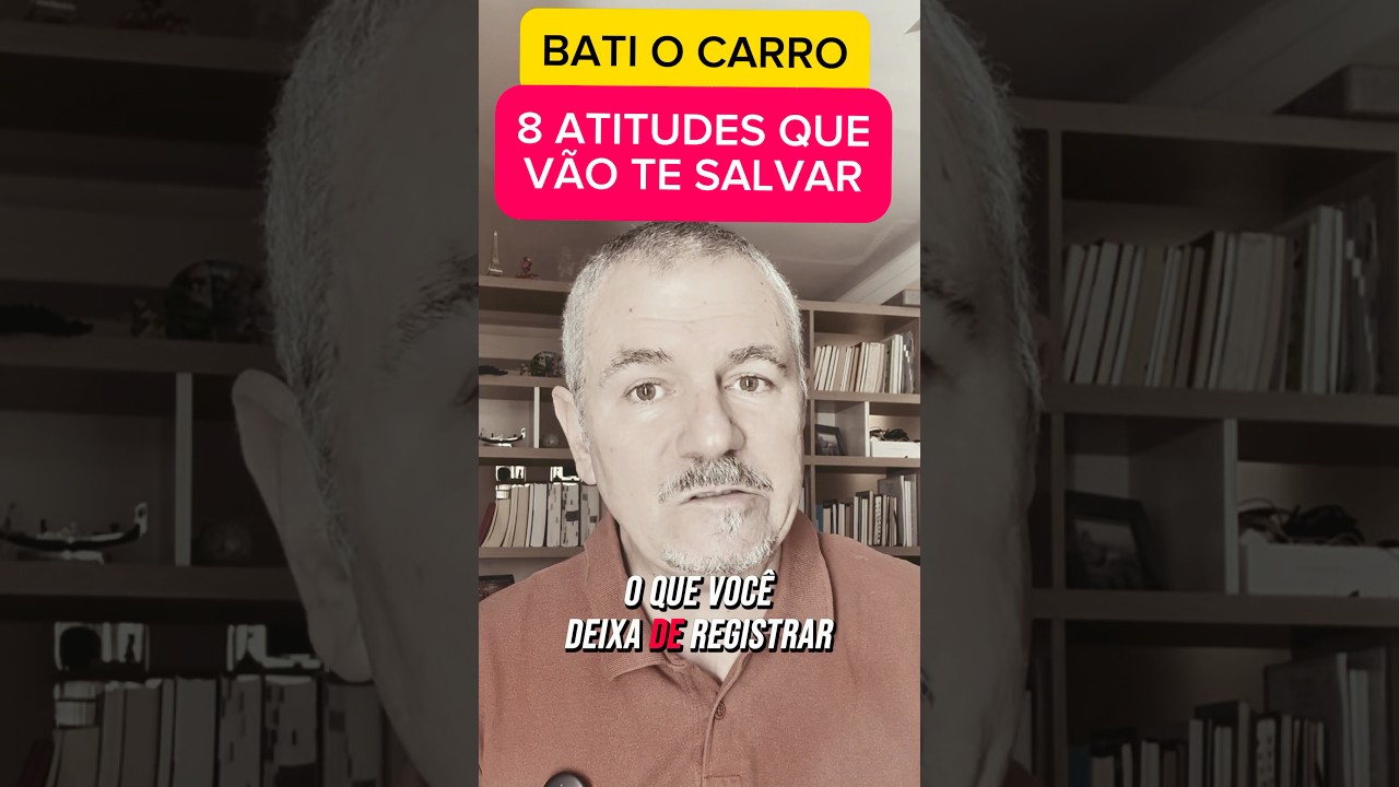 Bati o carro: 8 atitudes que v&atilde;o te salvar (ou te afundar) #crime #shorts #acidentesdetr&acirc;nsito