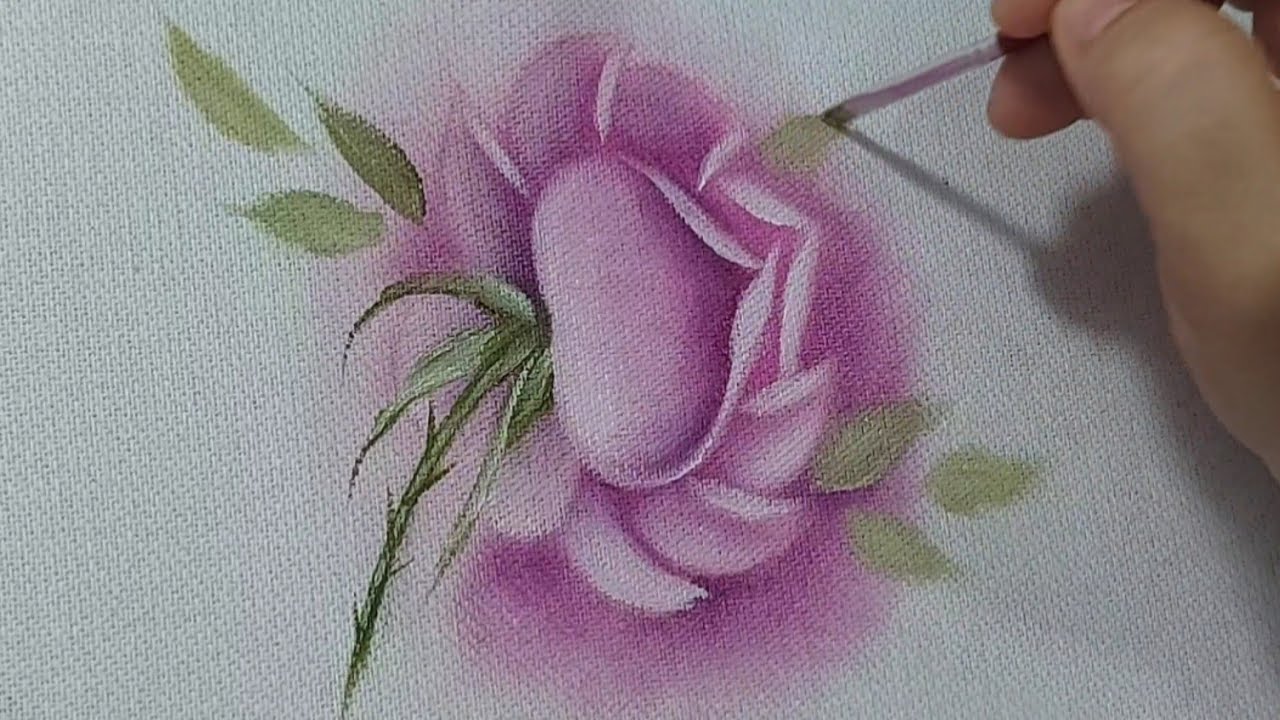 Como Pintar Rosa Virada. Luciana Dalponte