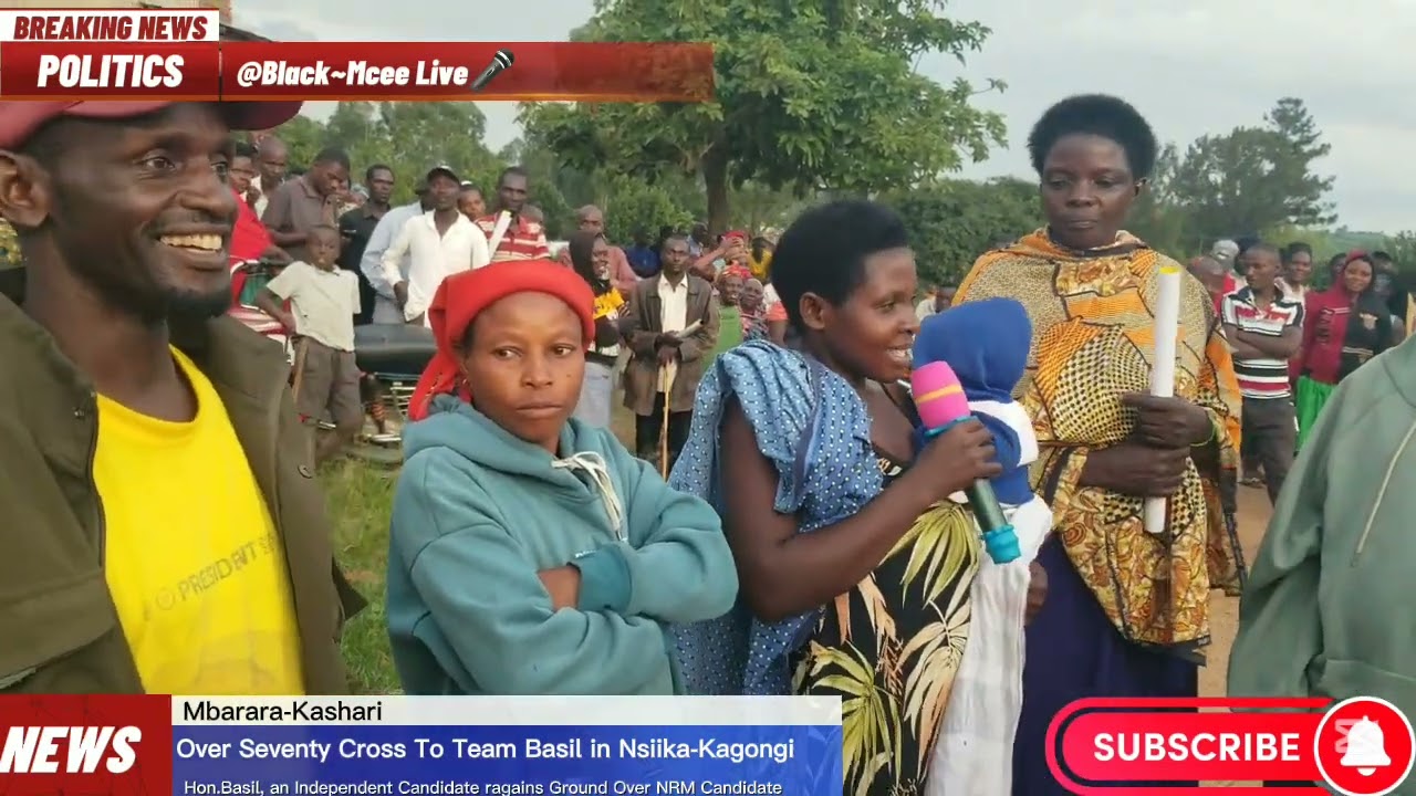 Hundreds cross to Team Basil in Nsiika-Kagongi amidst NRM intimidation...