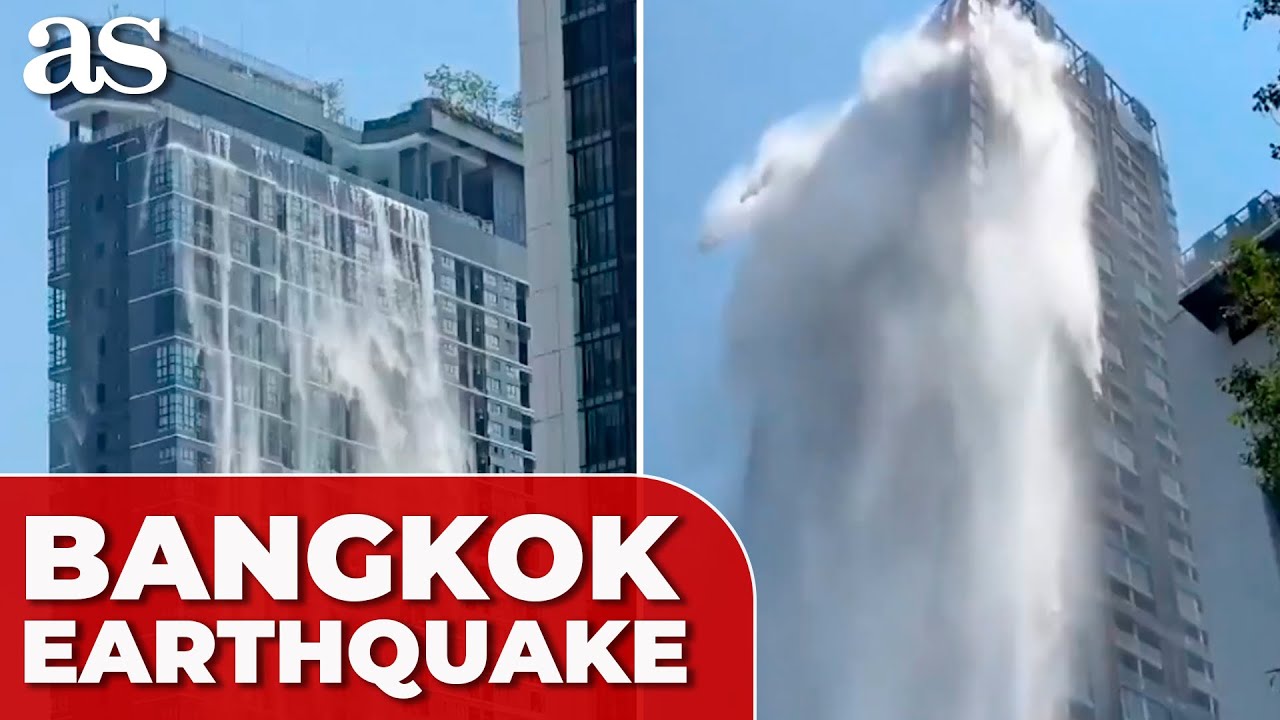 NEW shocking IMAGES emerge from the FATAL 7.7 EARTHQUAKE in BANGKOK
