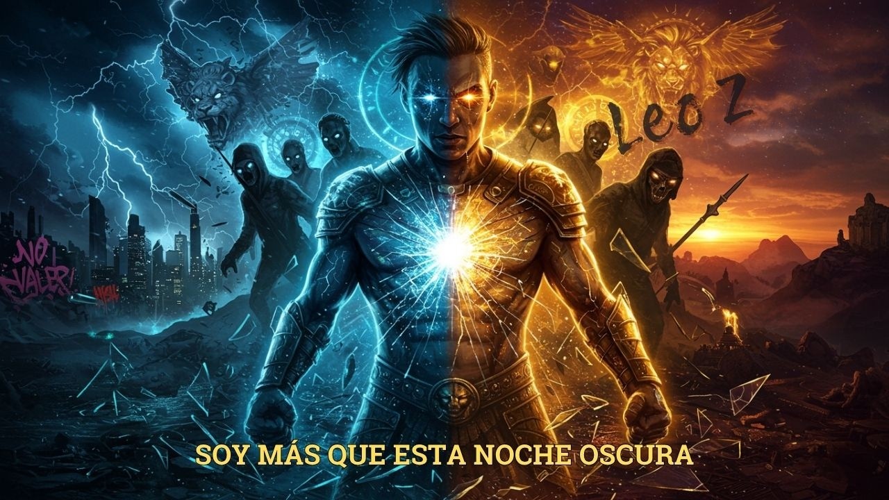 Soy Más que Esta Noche Oscura (Video Lyrics) | Heavy Metal Cristiano Español | White Metal - Leo Z