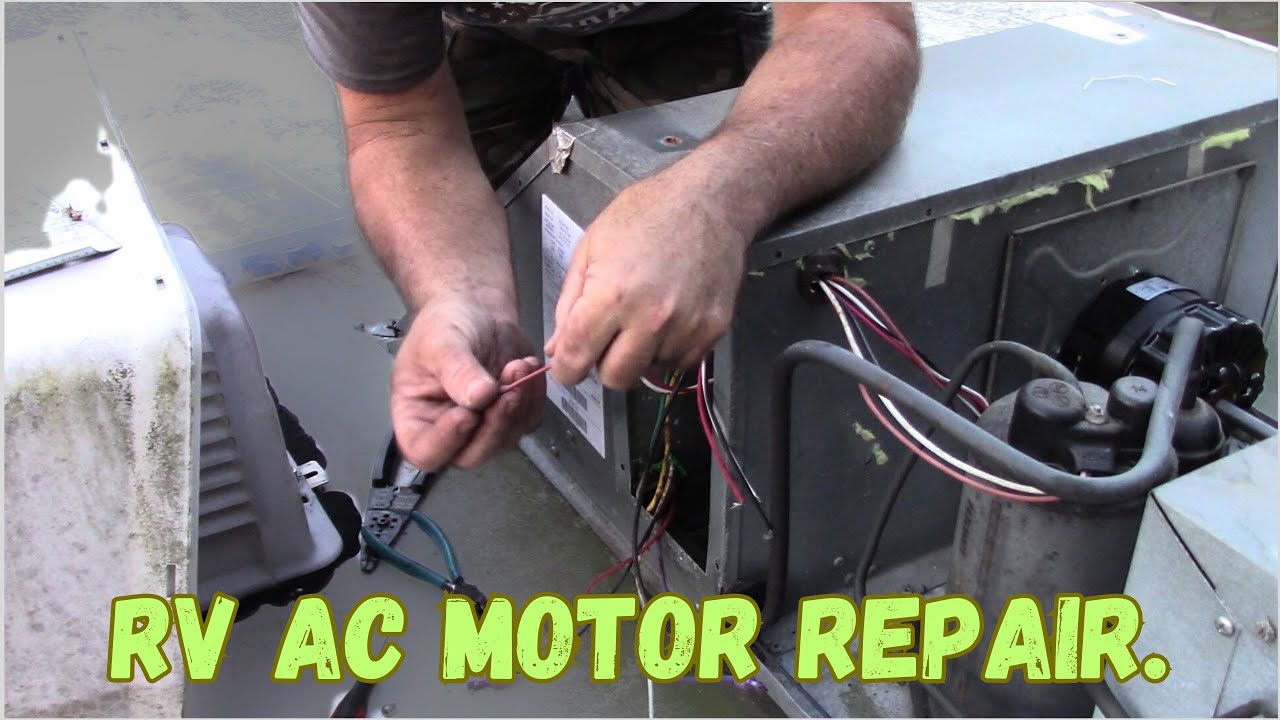 RV maintenance. A/C motor went bad. How to fix it. #RV #howto #rvlife
