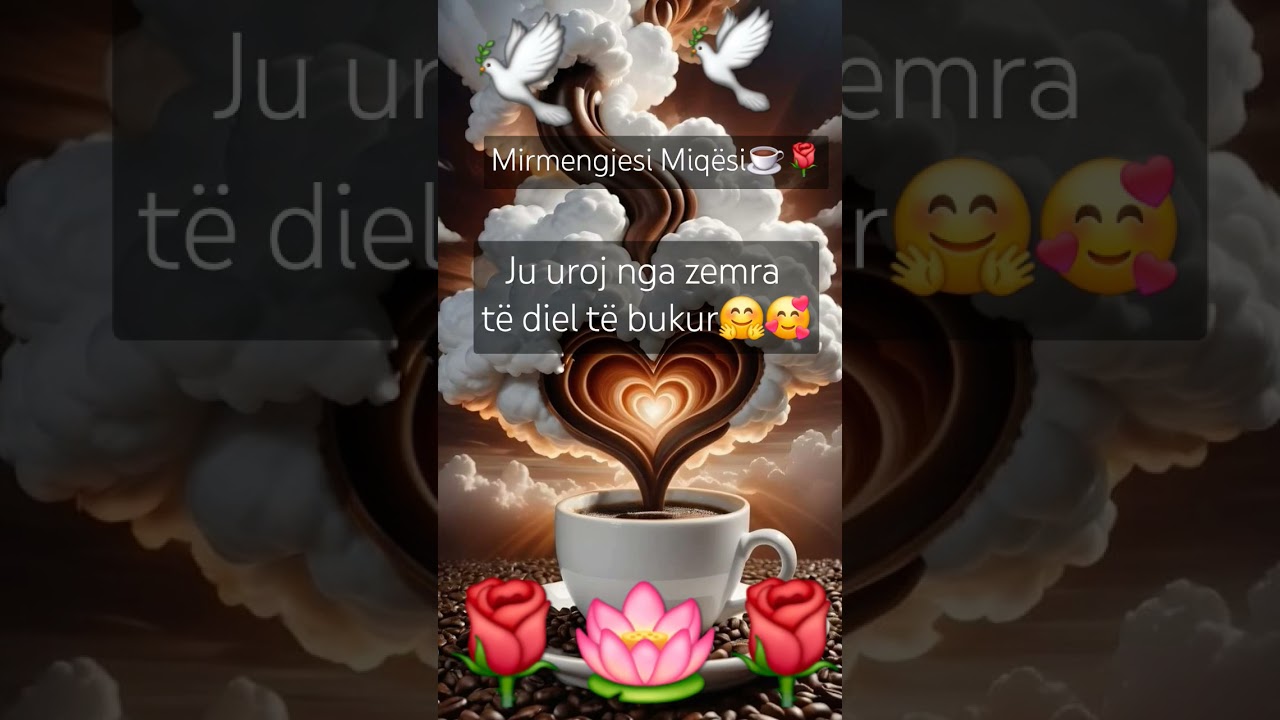 Mirmengjesi miqesi🥰🤗🪷☕️Te diel  te bukur ju uroj🤗🤗🥰🥰