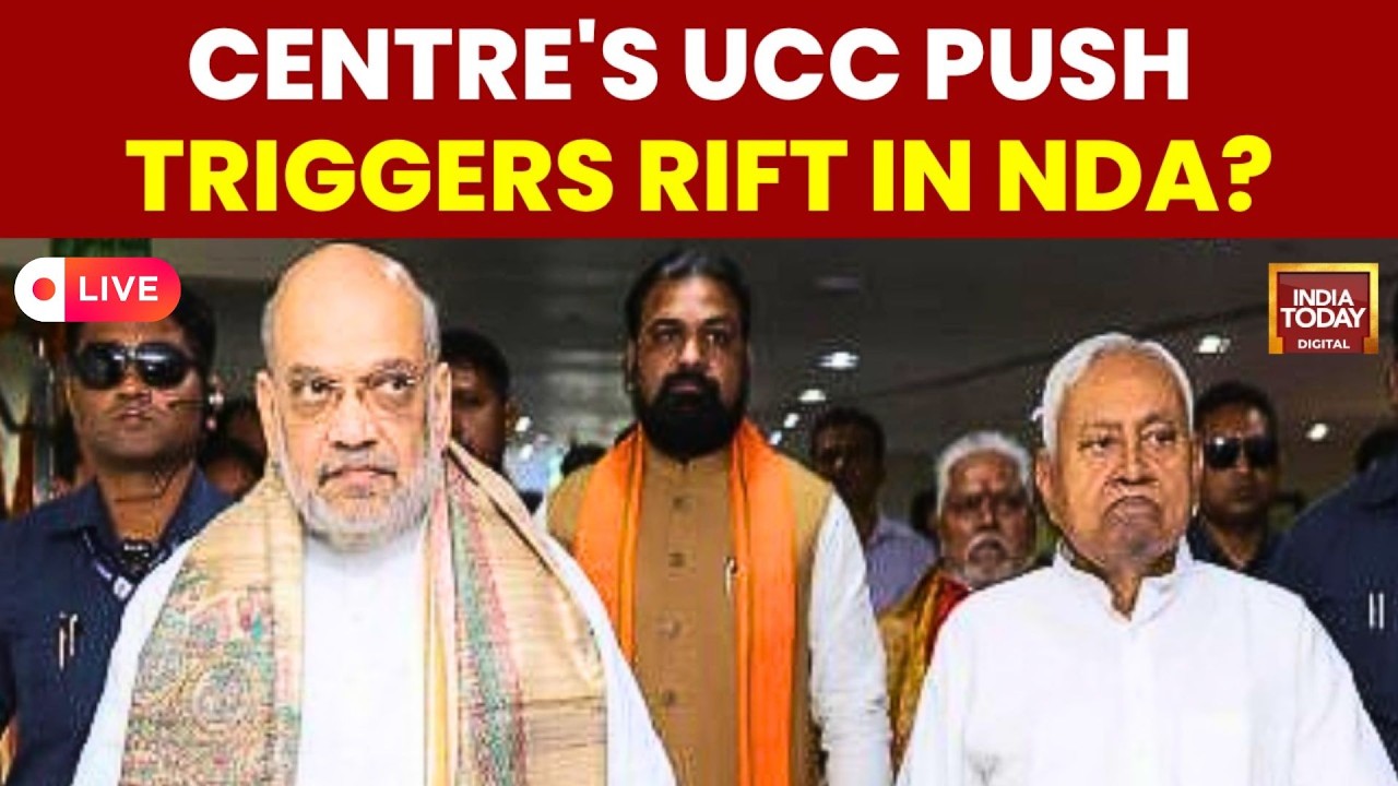 Live: Bihar UCC | Centre's UCC Push Triggers Rift In NDA | Amit Shah's 2029 Promise | India Today