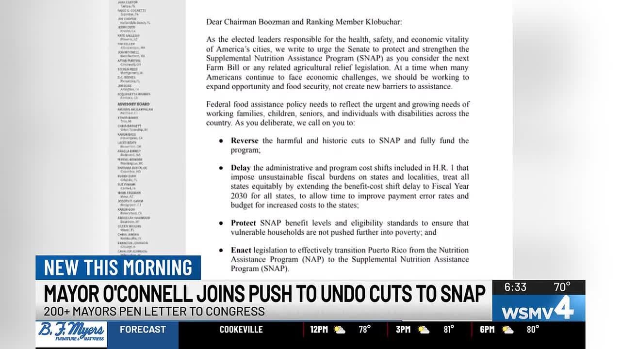 Nashville mayor asks Trump to undo SNAP cuts, 41 states at risk of losing benefits