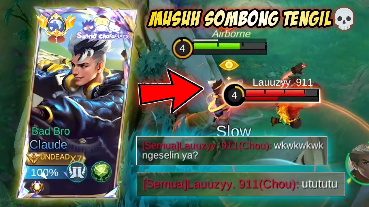 UDAH TENGIL SOMBONG LAGI! KETIKA MUSUH UDAH DIATAS ANGIN! DISITULAH PEMBANTAIAN TERJADI! | MLBB
