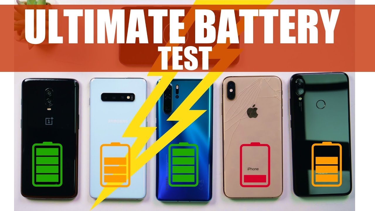 Huawei P30 Pro, Redmi Note 7 Pro, Galaxy S10 Plus, iPhone XS Max, Oneplus 6T: MEGA BATTERY TEST!