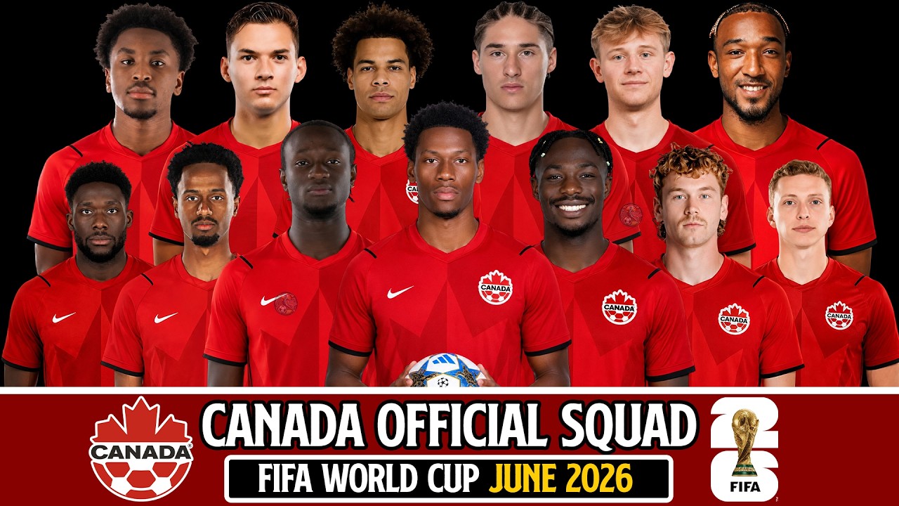 🇨🇦 CANADA Official World Cup 2026 Squad | The 26 Players Chosen!