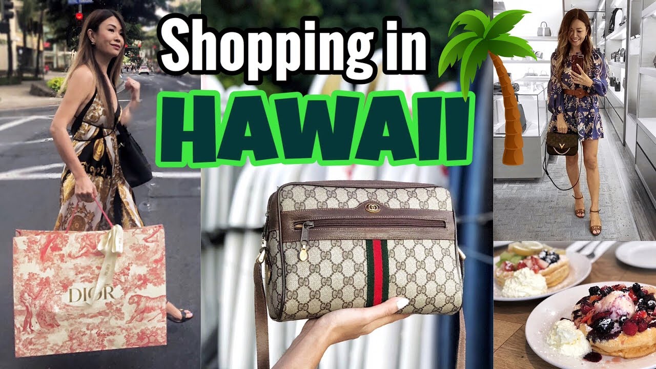 HAWAII TRAVEL VLOG - Part 2 | GUCCI, LV, CHANEL, YSL, Sightseeing & Eating