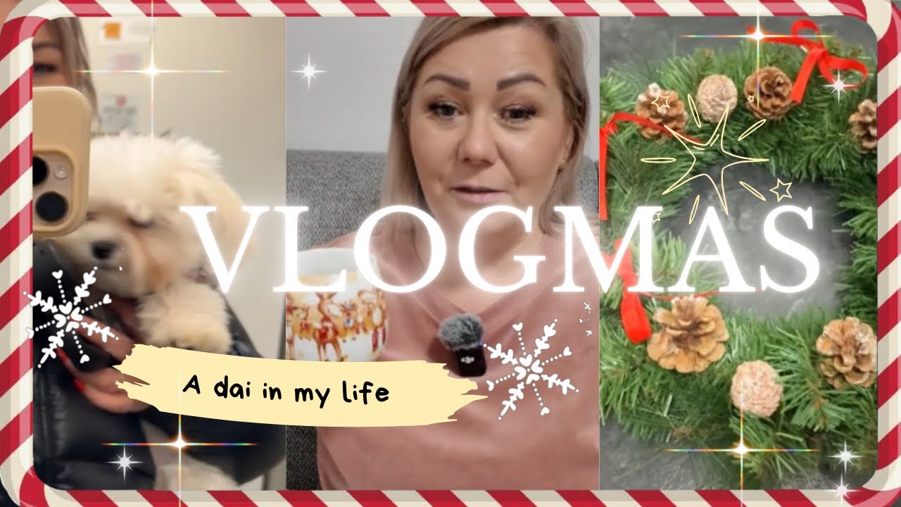 🎄VLOGMAS#14:MIŁA NIESPODZIANKA/GOTUJĘ DZIECIOM OBIAD/PRZERABIAM ŚWIĄTECZNY WIENIEC