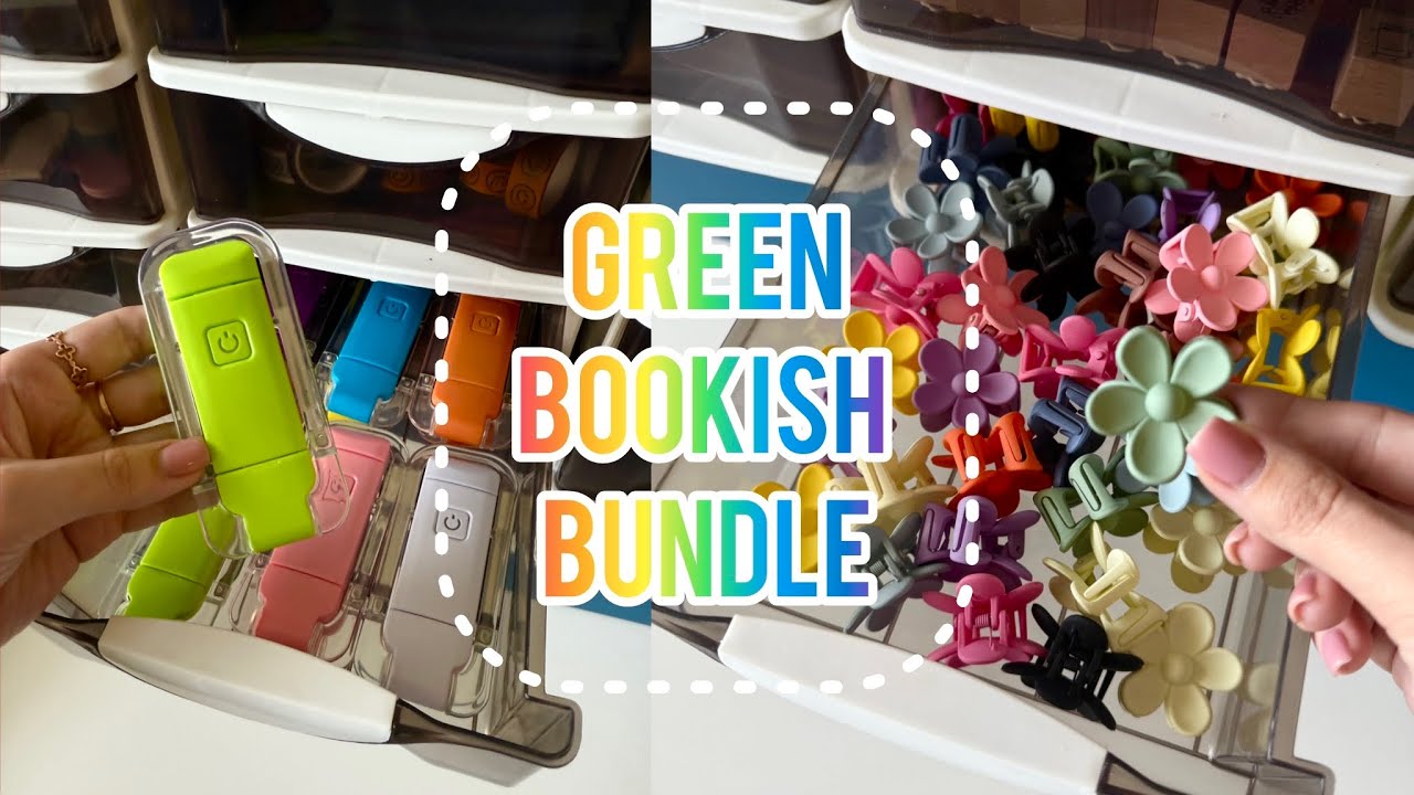 Bookish Bundle 💚 Cozy Bookish Order Packing | Stationery Picks & Thoughtful Details ✨