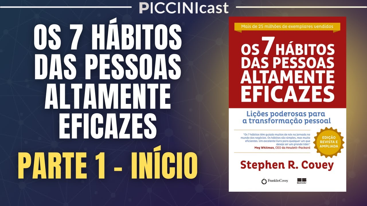 OS 7 HÁBITOS DAS PESSOAS ALTAMENTE EFICAZES (Parte 1 de 7 - Prefácio) - PicciniCast 78