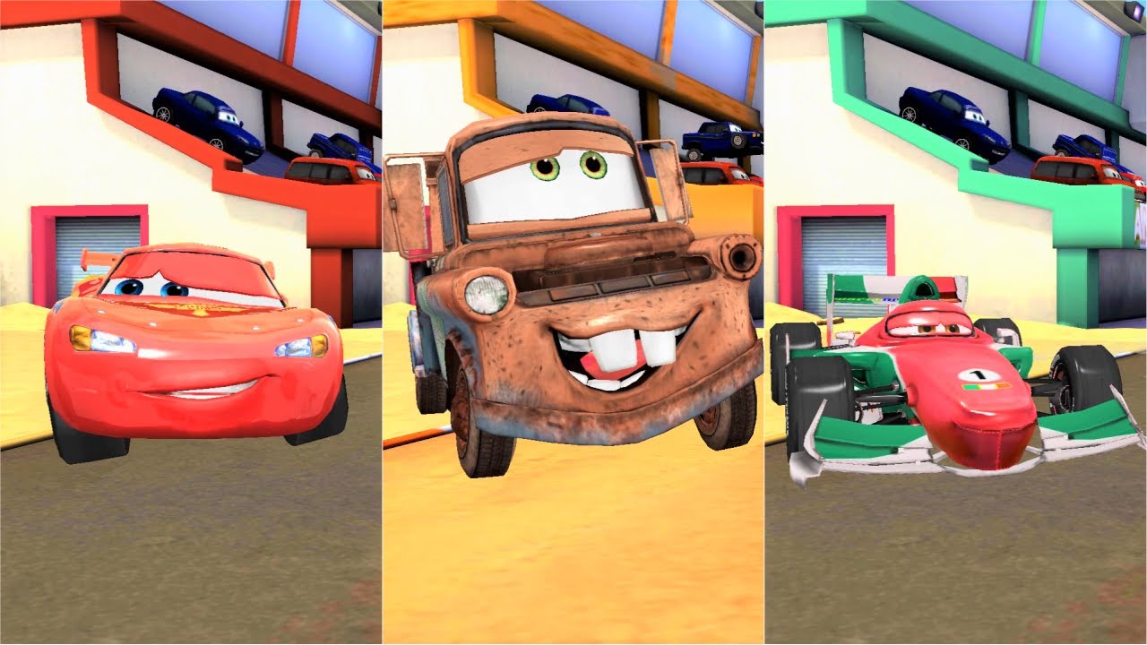 Cars: Fast as Lightning - Lightning McQueen, Mater, Francesco Bernoulli Gameplay Compilation
