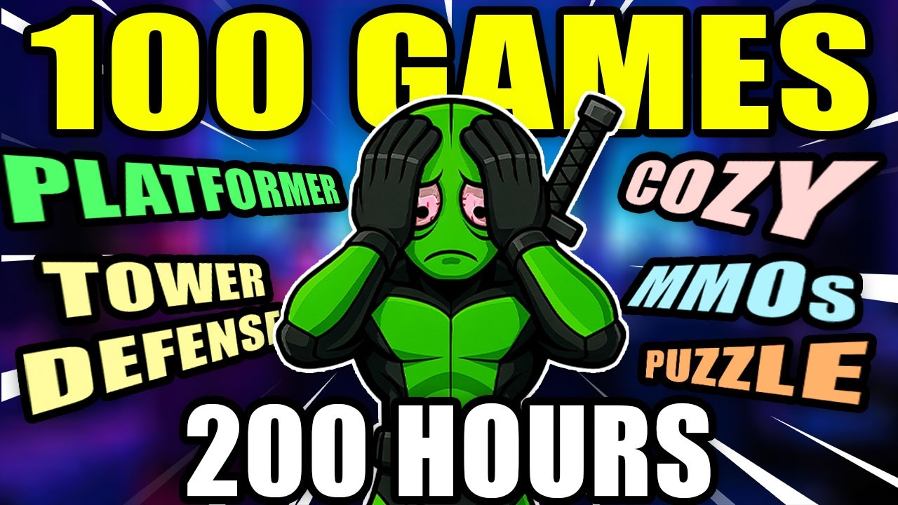 I Played 100 Games For 2 Hours Each to Find The Best Ones (Marathon)