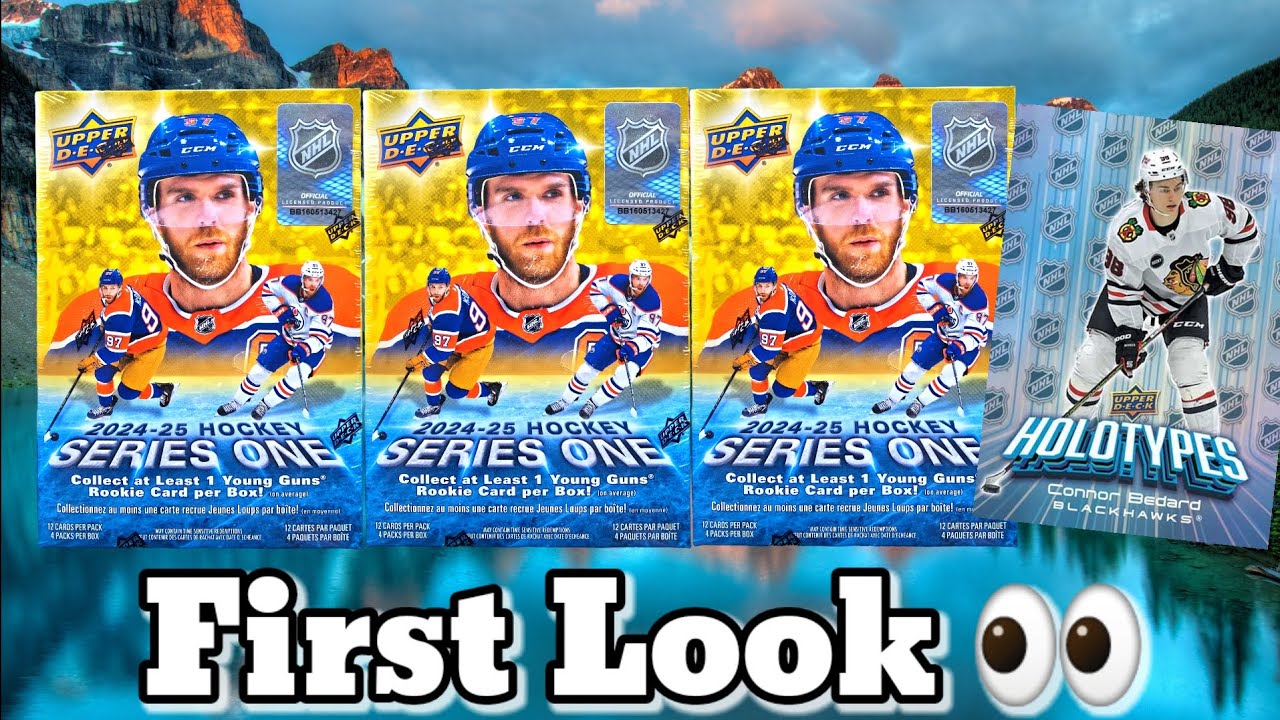 Opening (3) 24-25 Upper Deck Series 1 Hockey Retail Blaster Boxes