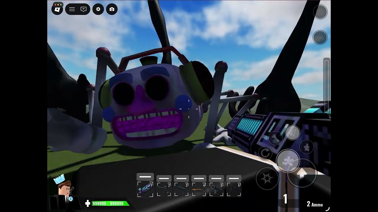 Yo jugando Roblox en teléfono 📱 