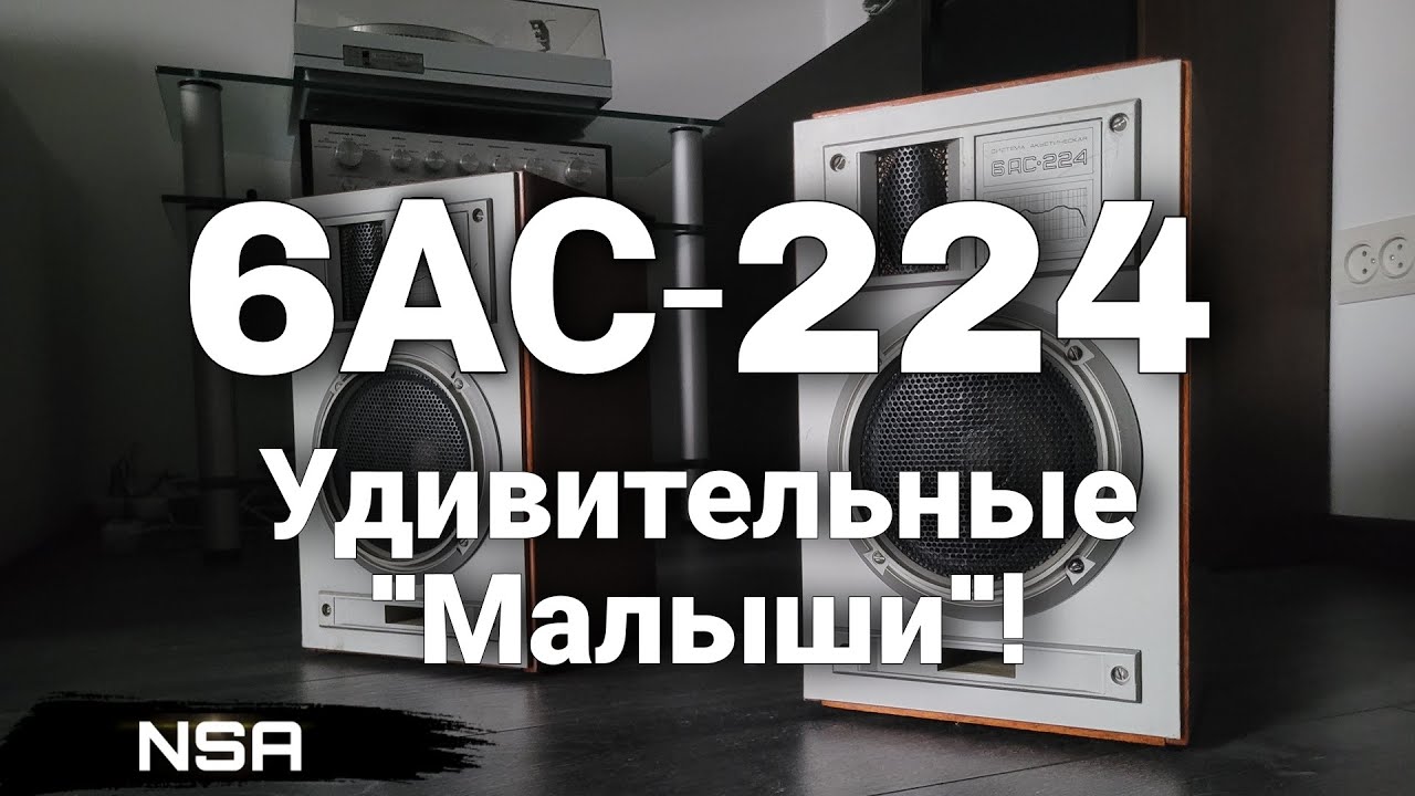 6АС-224 (10АС-225) – Удивляющая Акустика СССР! Обзор советской полочной акустики на 2ГД-36!