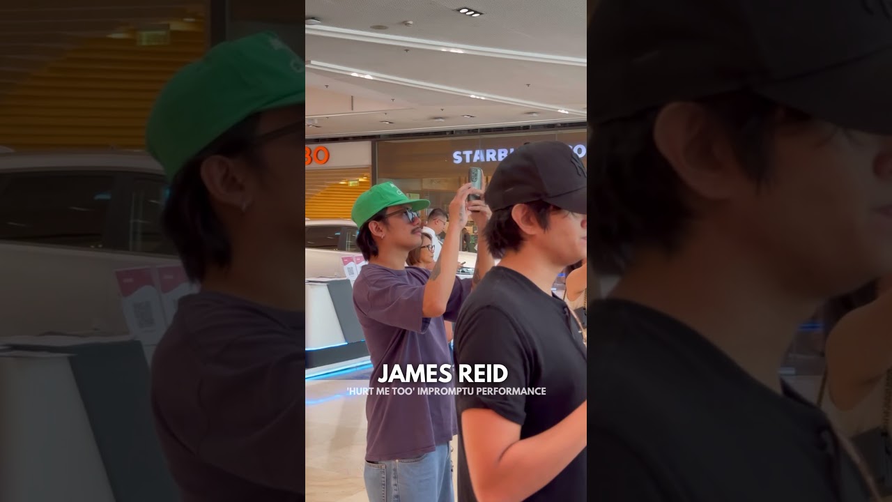 #JamesReid surprised SM Aura with an impromptu performance of 'Hurt Me Too.'