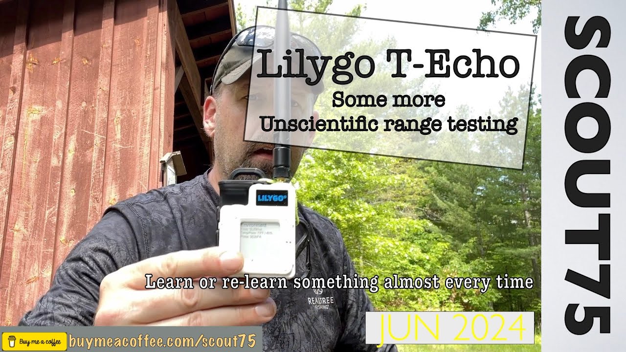 Unscientific Lilygo T-Echo Range Test