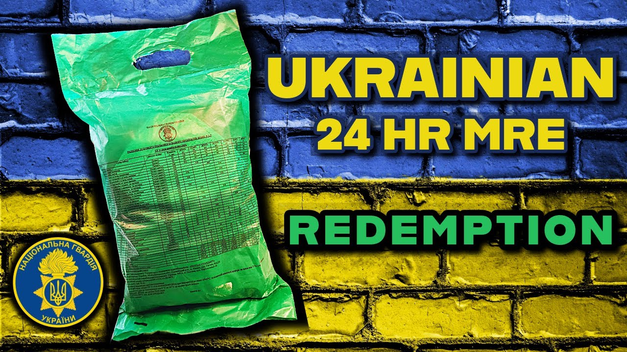 🇺🇦 | REDEMPTION | 2023 National Guard of Ukraine 24 Hr. Ration Menu P 1-7 | MRE Review