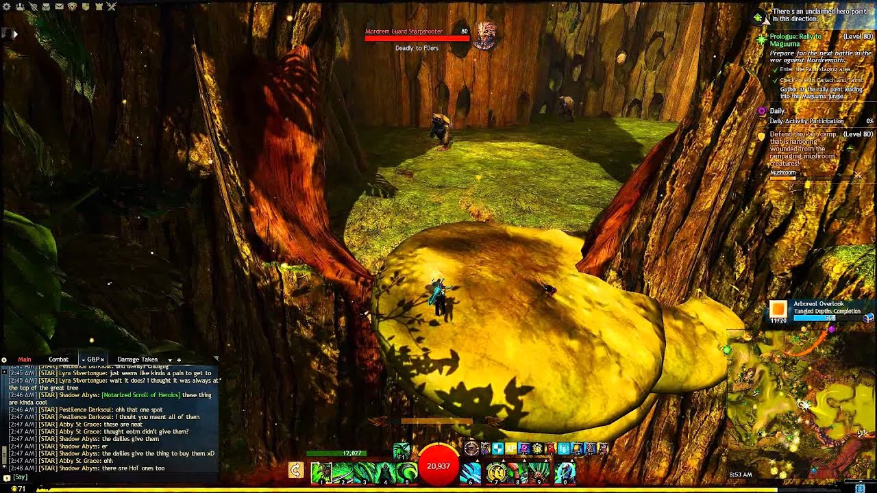 GW2 Resource Route - Flax: Tangled Depths