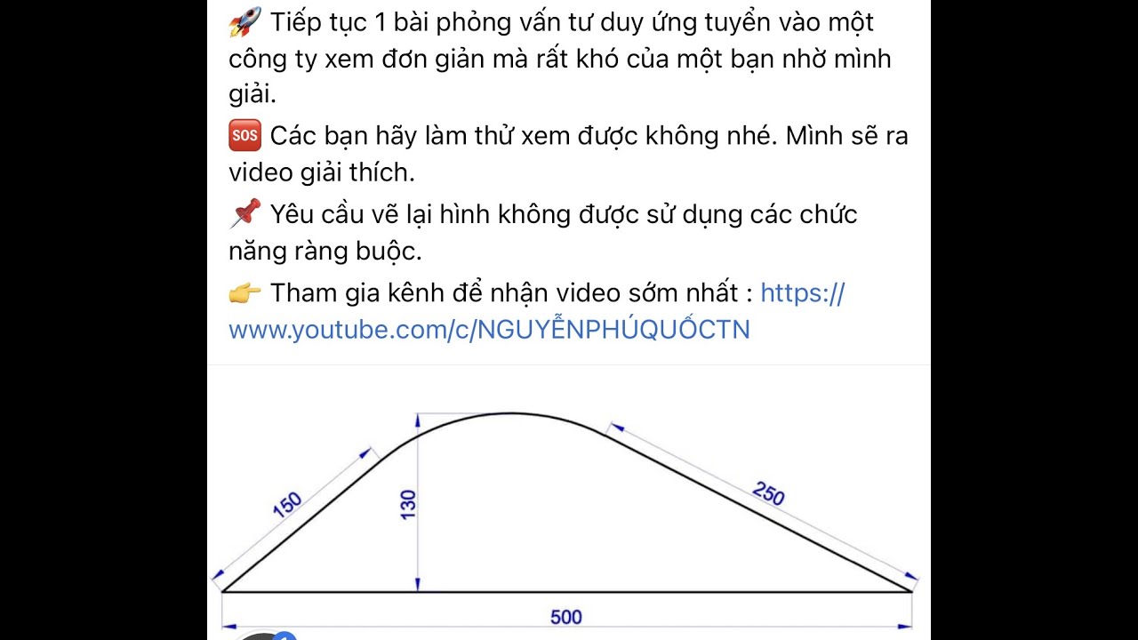 GIẢI THÍCH ĐỀ PHỎNG VẤN 2D - THIẾT KẾ CƠ KHÍ