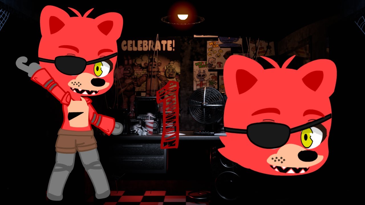 How To Make || Foxy The Pirate || F.N.A.F 1 || Gacha Club Tutorial