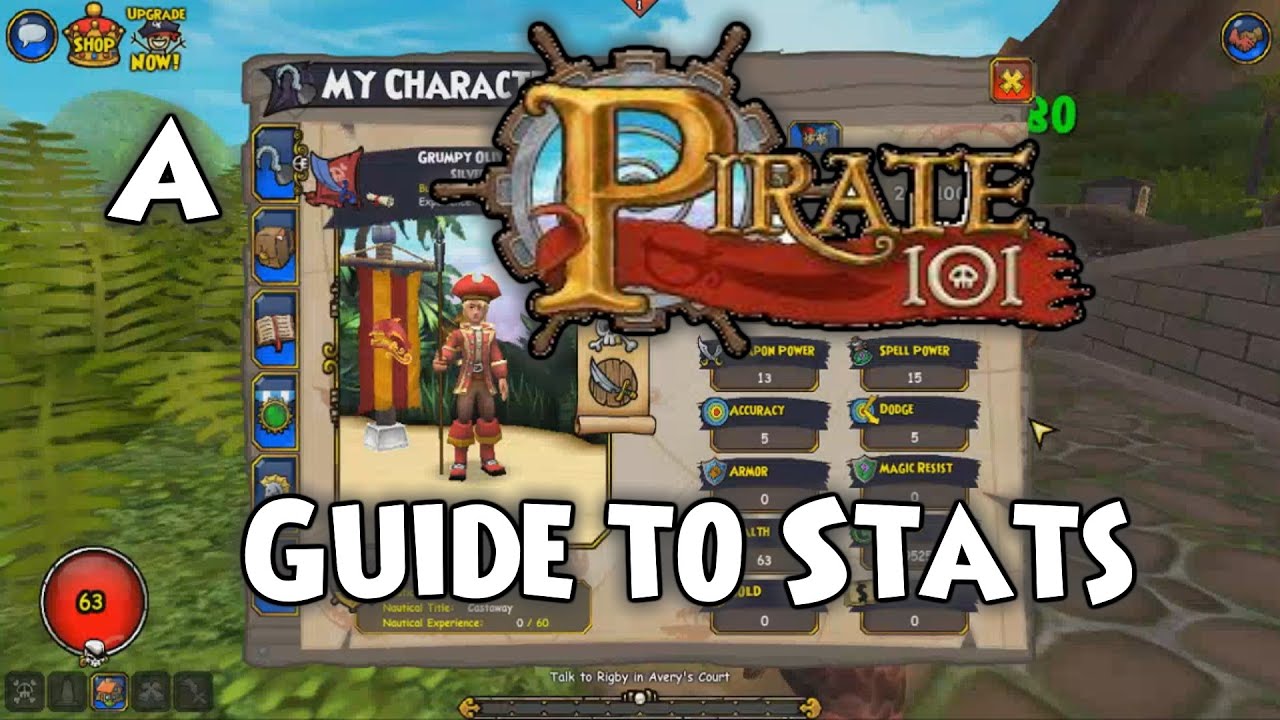 A Pirate101 Guide To Stats!