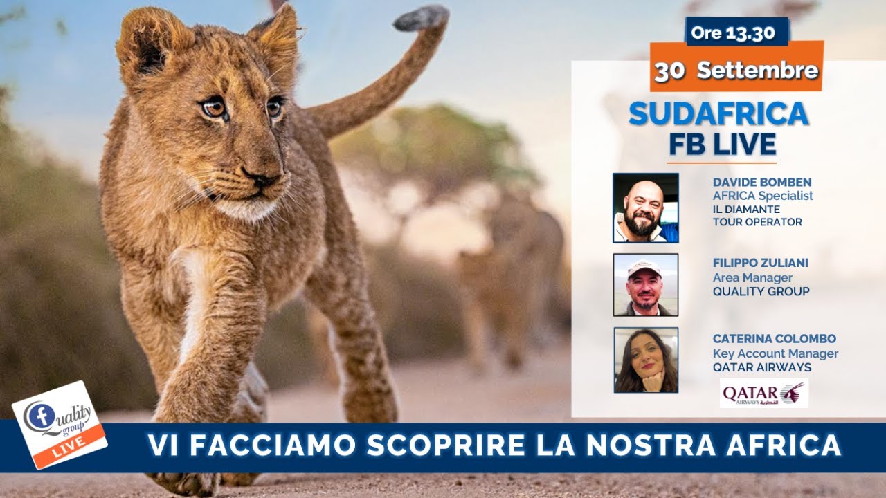 SUDAFRICA FB LIVE - VI FACCIAMO CONOSCERE LA NOSTRA AFRICA