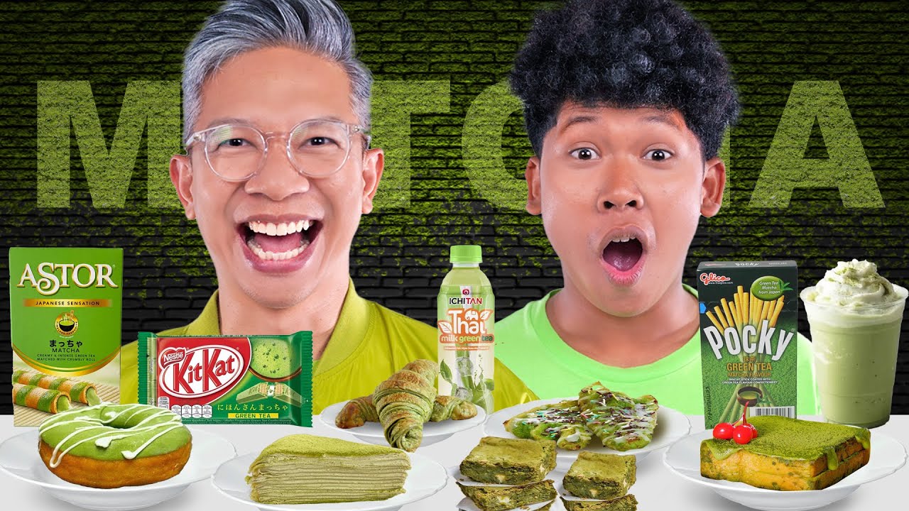 MAKAN MAKANAN2 DAN MINUMAN2 RASA MATCHA!!