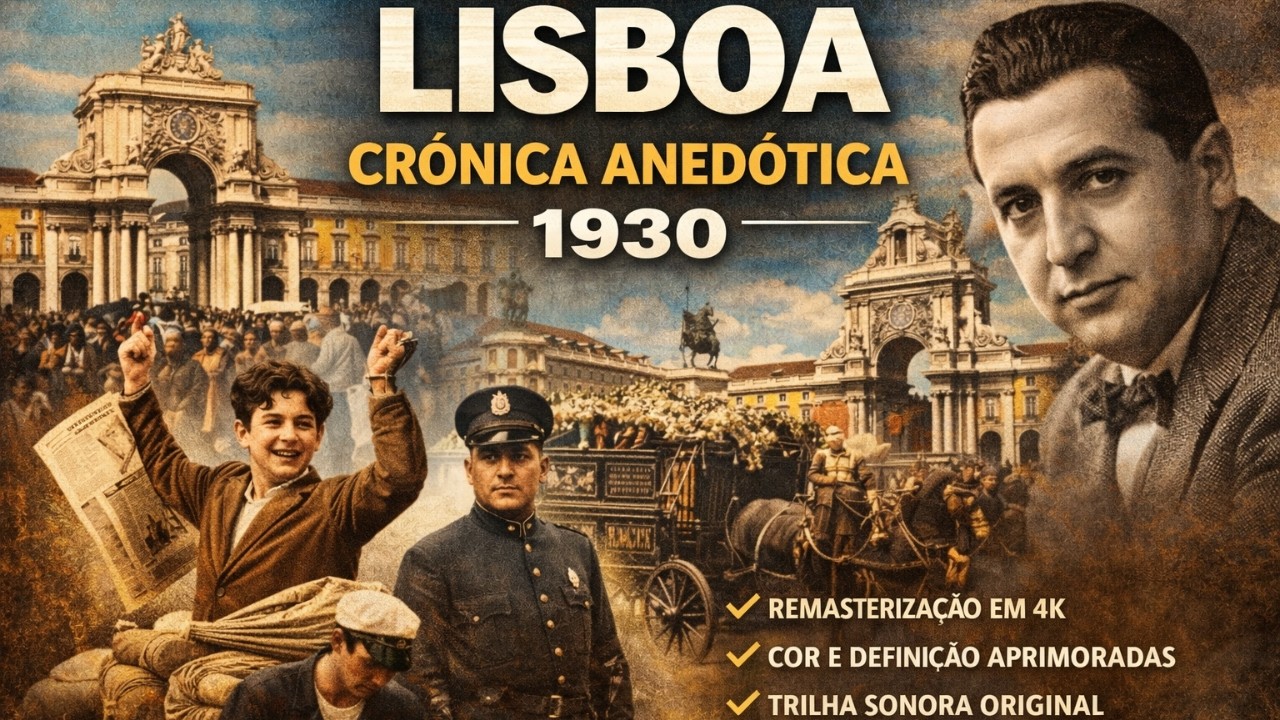 Lisboa, Crónica Anedótica 1930 (Filme Português) remasterizado em 4k (José Leitão de Barros)