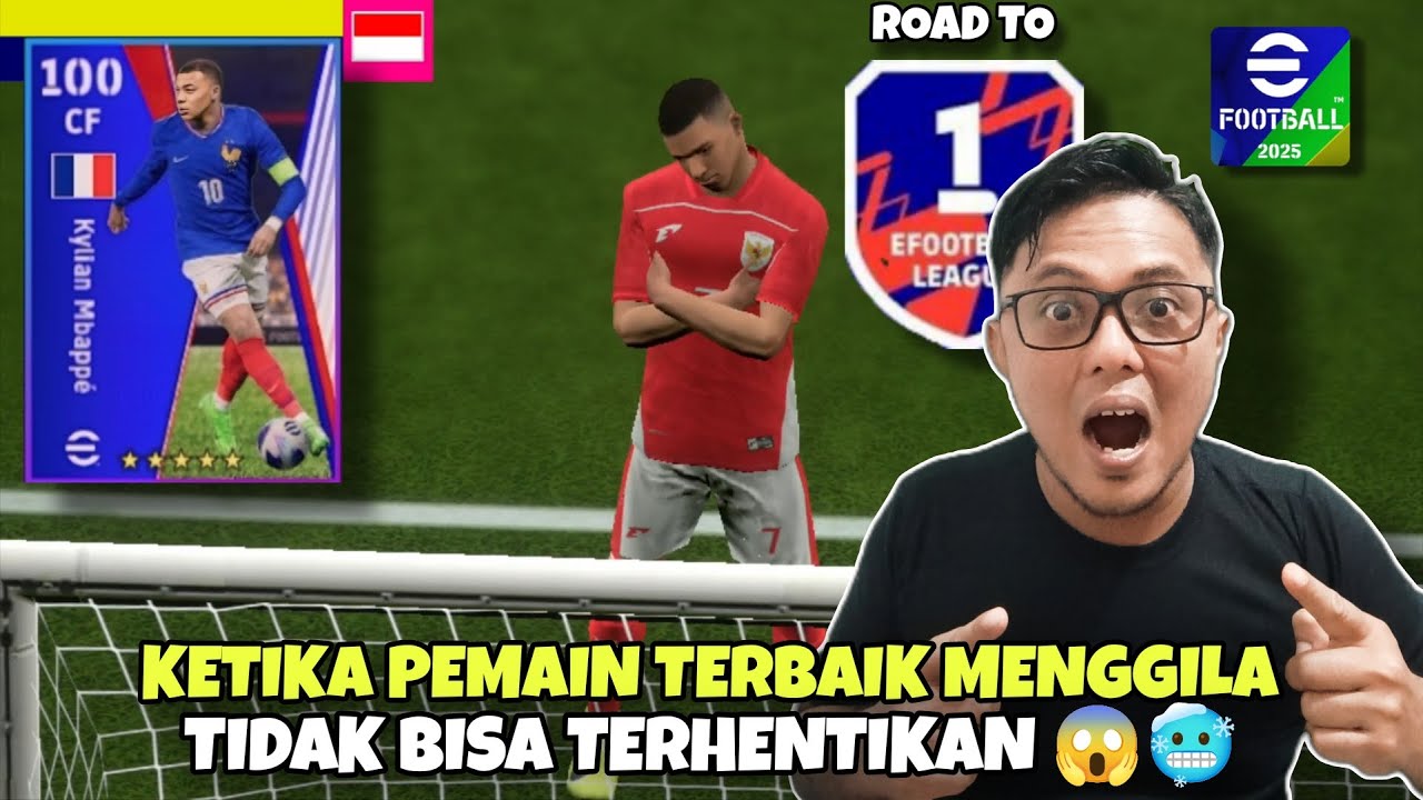 KETIKA PEMAIN TERBAIK MENGGILA TIDAK BISA TERHENTIKAN 😱🥶‼️ KYLIAN MBAPPE EFOOTBALL 2025 MOBILE