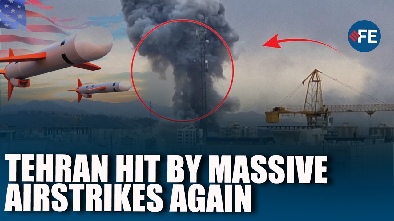 Tehran Under Fire Again: Israeli Fighter Jets Hit 10 Locations Across Capital