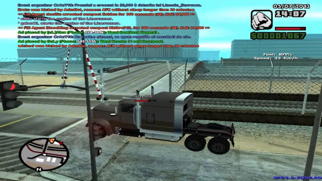 SAN Andreas MultyPlayer [SAMP] /w prietenii ep1