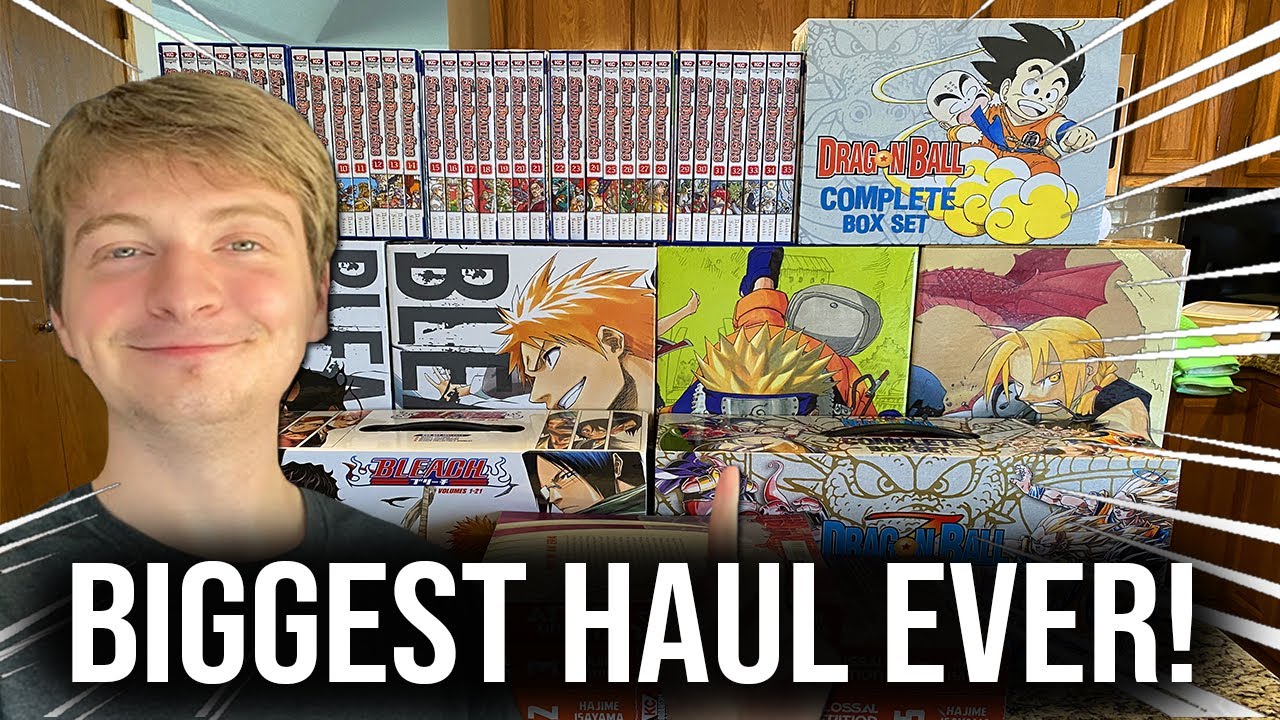 Absolutely INSANE Local Manga Haul Pickup! | Manga Vlog
