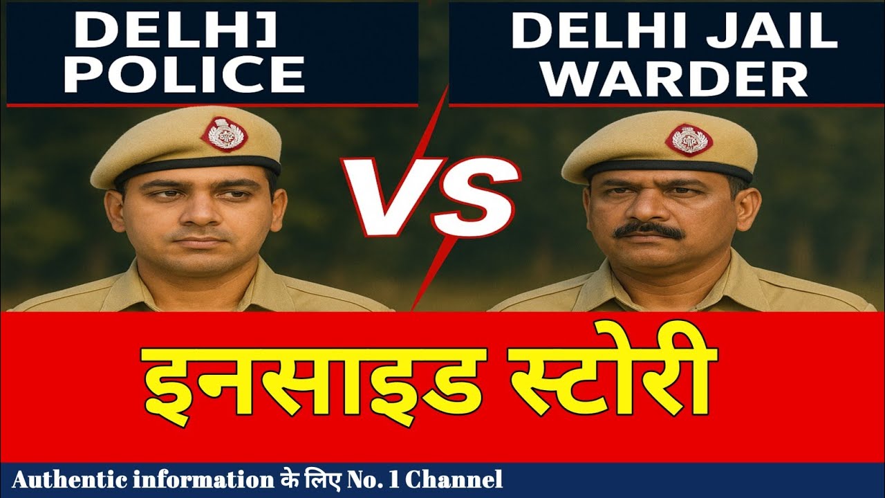 Delhi Police Constable Vs Delhi Jail Warder | Full detail for delhi police and Jail warder