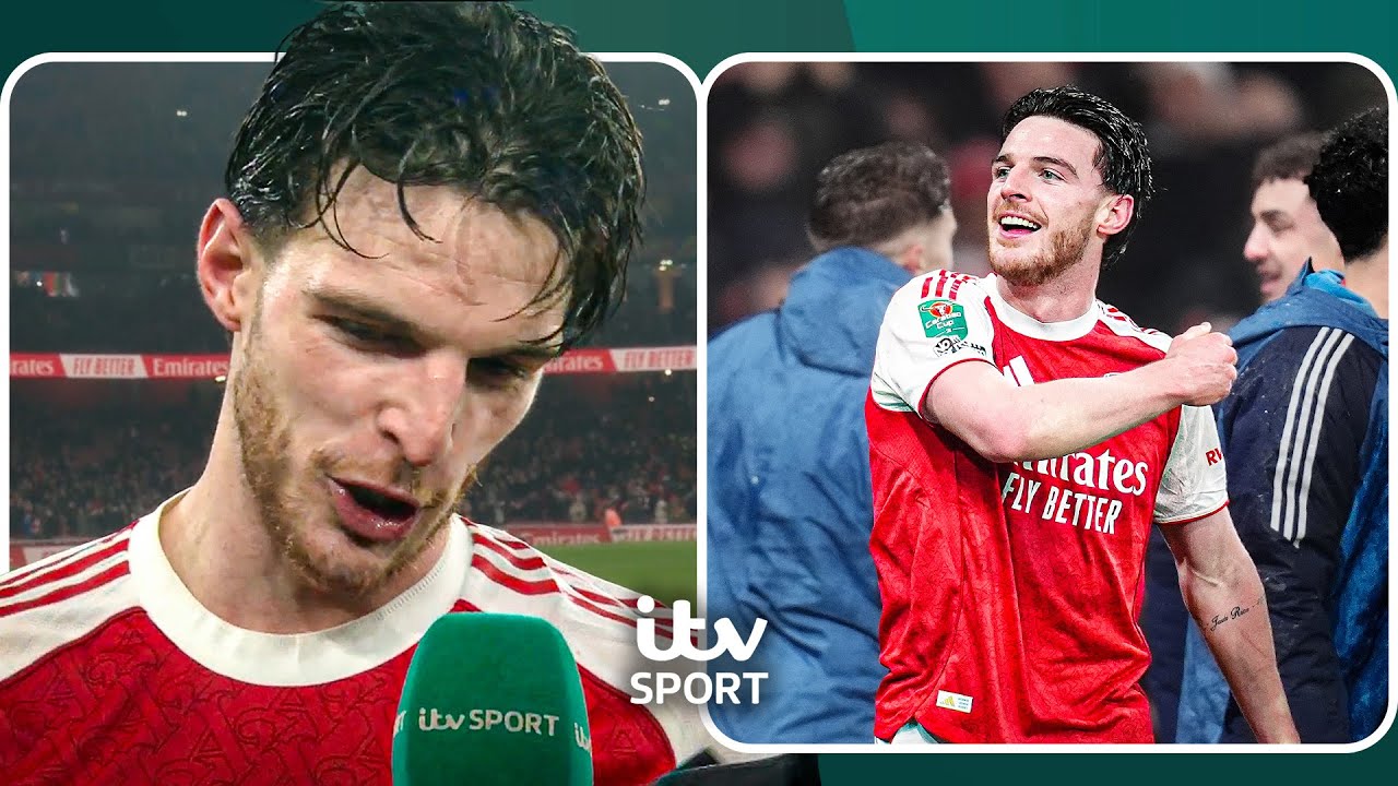 Declan Rice Reacts to Beating Chelsea & Reaching Wembley | Arsenal v Chelsea | Carabao Cup