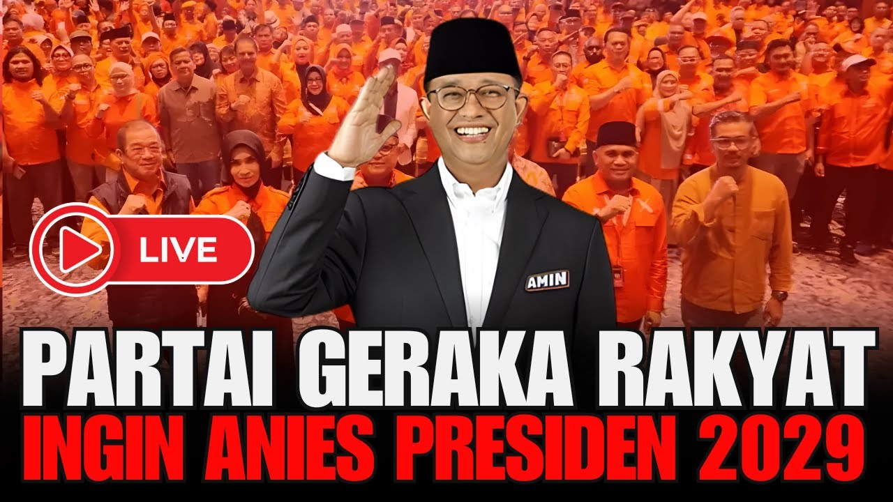 [LIVE] Gerakan Rakyat Ingin Anies Presiden 2029
