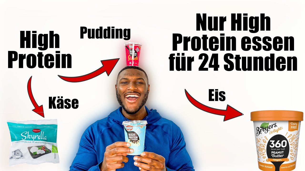 24 Stunden nur High Protein Essen essen 🍽