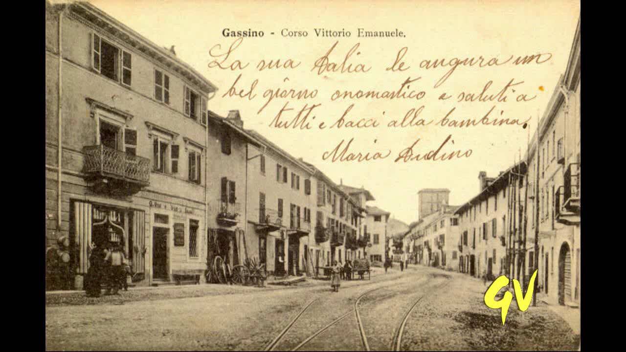 www.gassinovive.it Cartoline Antiche:Vie di Gassino Torinese