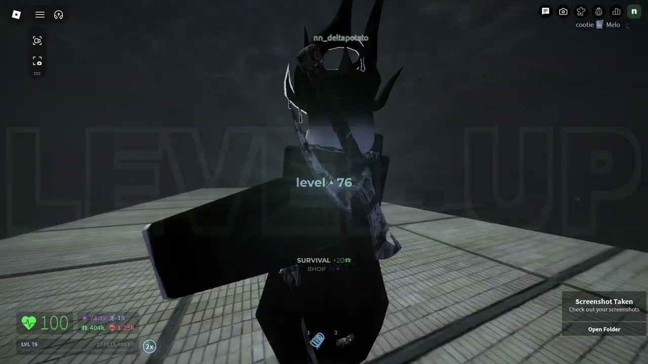 Level 76! In Nico's Nextbots! Holy 2xp weekends is OP