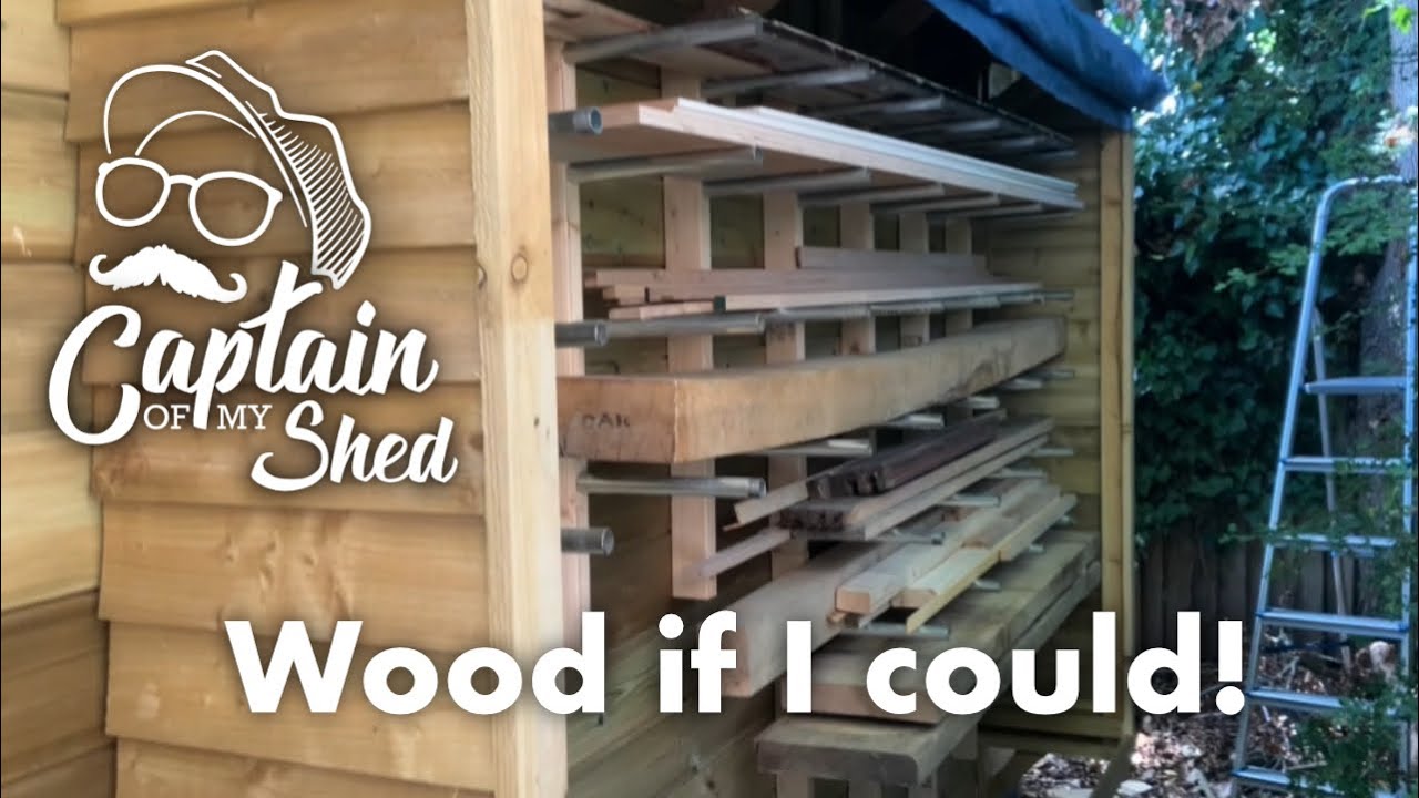 Making a big wood store in a small space! 