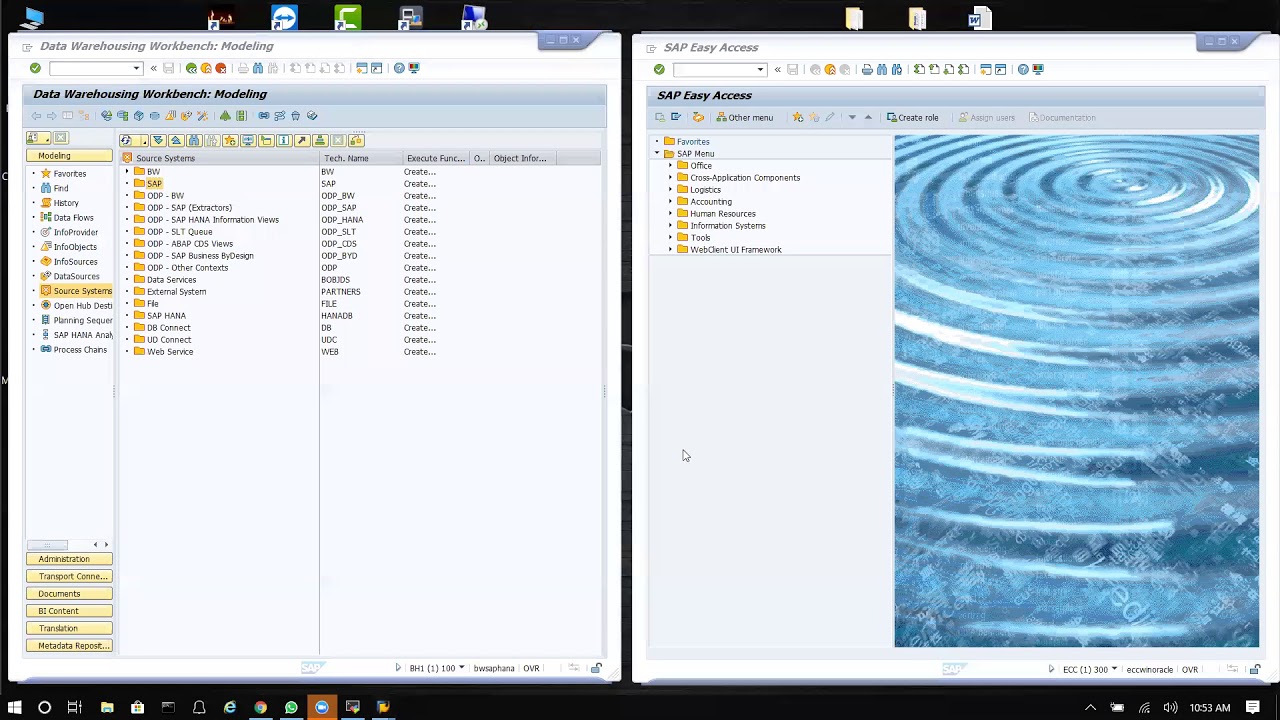 6 - RSA1 Configuration from BW NetWeaver7.5 to ECC6.0 NetWeaver7.42