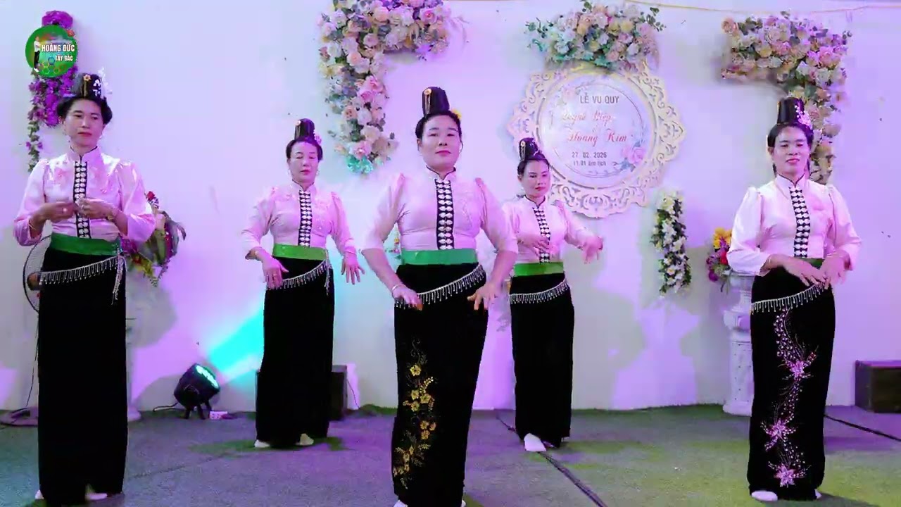 MÚA LĂM TƠI   ĐỘI MÚA GIA ĐÌNH - CÔ DÂU QUỲNH ĐIỆP & CHÚ RỂ HOÀNG KIM - BẢN CHE PHAI XÃ CHIỀNG SINH