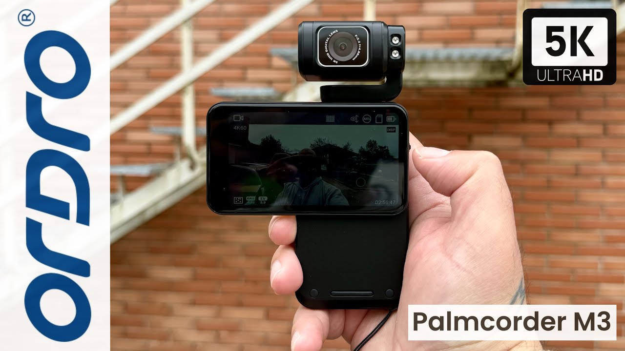 ORDRO M3 5K - The Best Palmcorder for Vlog Shooting Travel Camera ( Alternative Osmo Pocket )