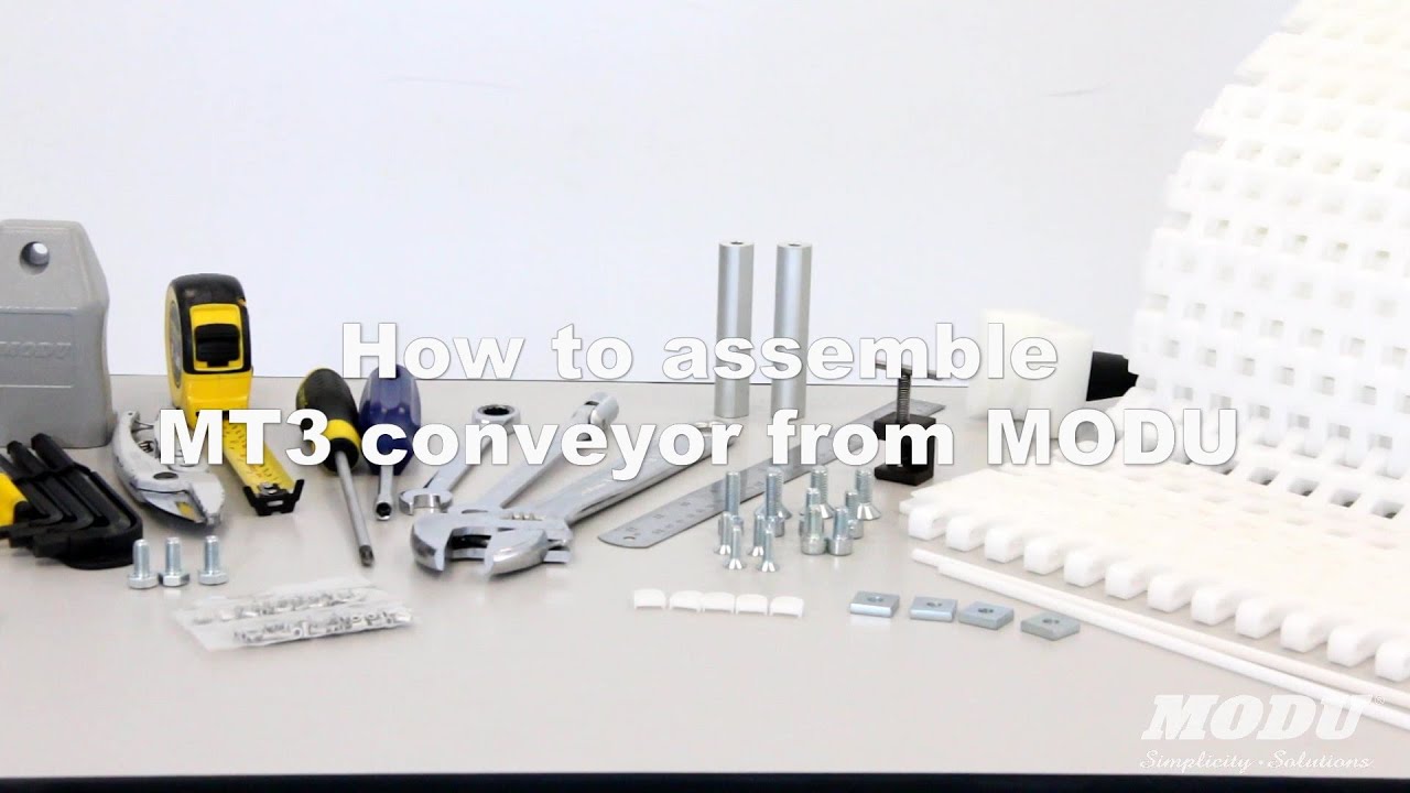 How to install plastic belt conveyor