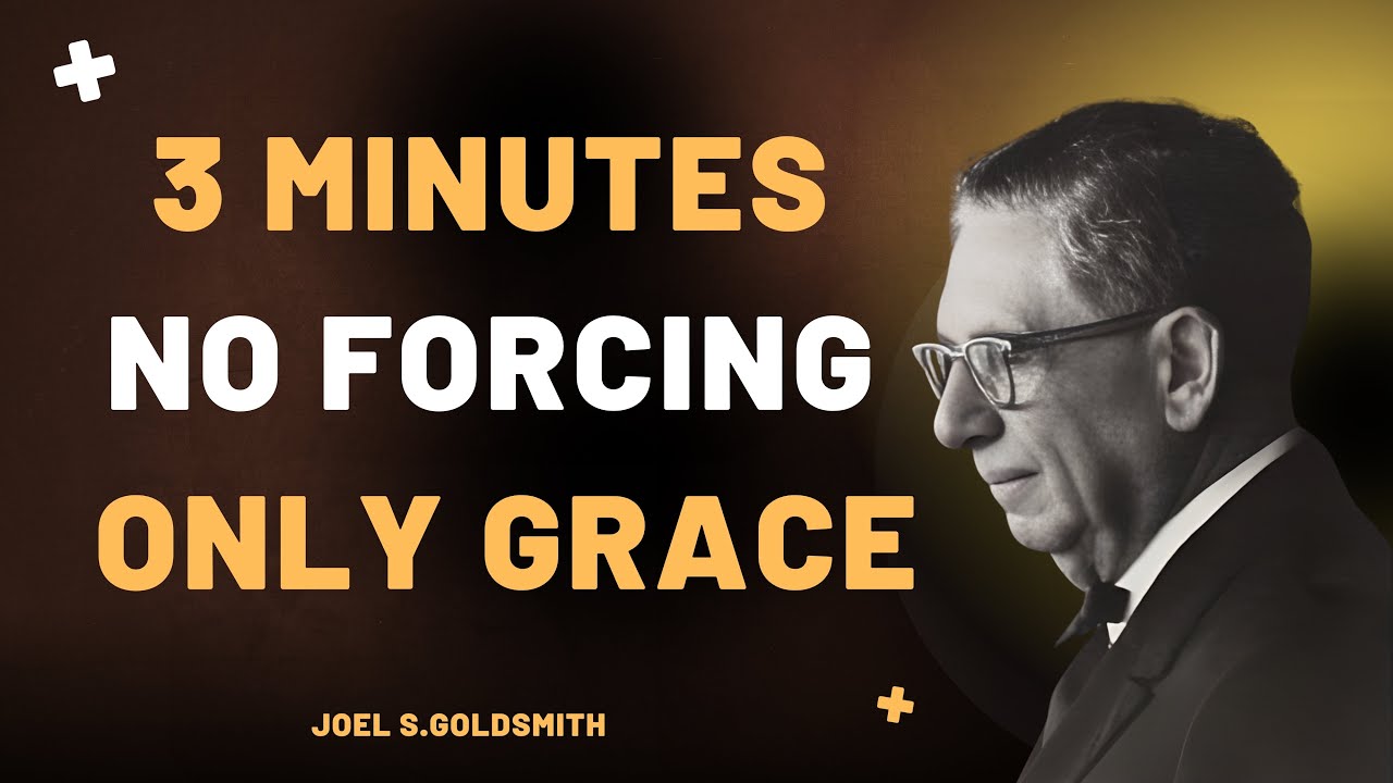 3-MINUTE MEDITATION: HEALING BY GRACE TAUGHT BY JOEL S.GOLDSMITH | RECEPTIVITY THAT TRANSFORMS