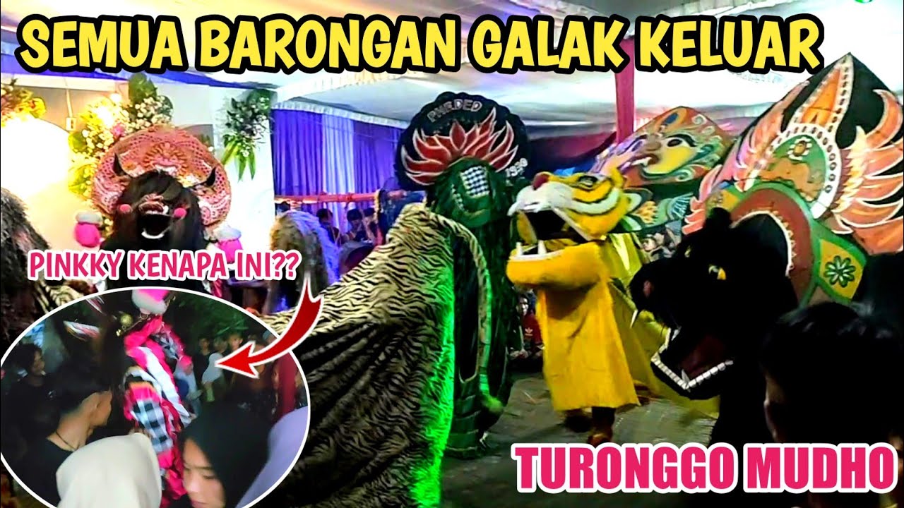 7 Barongan Galak Keluar Mosak Masek‼️ TURONGGO MUDHO Live Katong Kulon Karangawen Demak