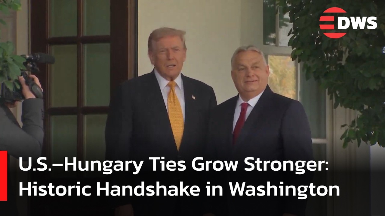 Trump Hosts Viktor Orb&aacute;n in Washington | Key Talks on U.S.&ndash;Hungary Relations | DWS News | AC14