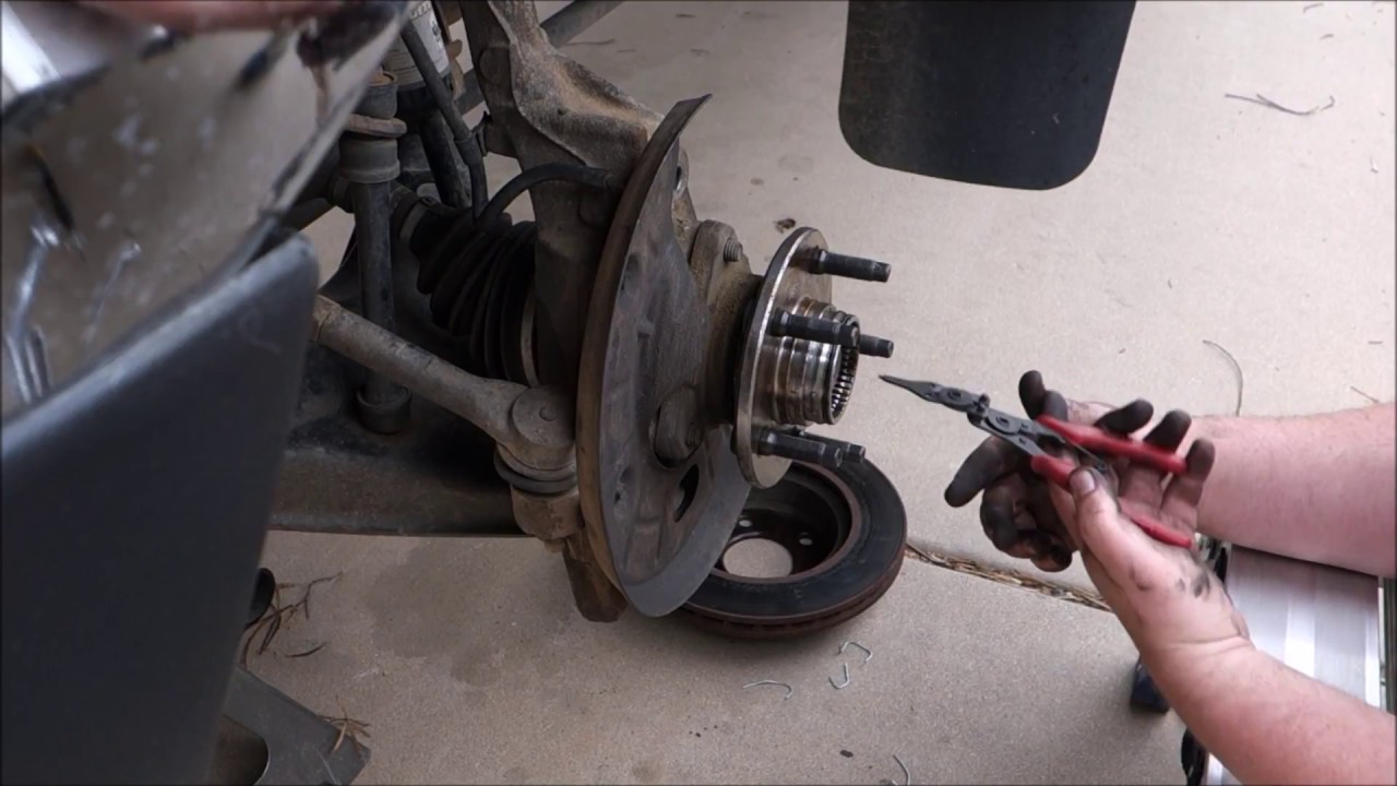 98 Ford Ranger 4x4 front bearing romoval and install